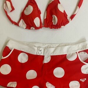 Roxy Board Shorts and Bikini top